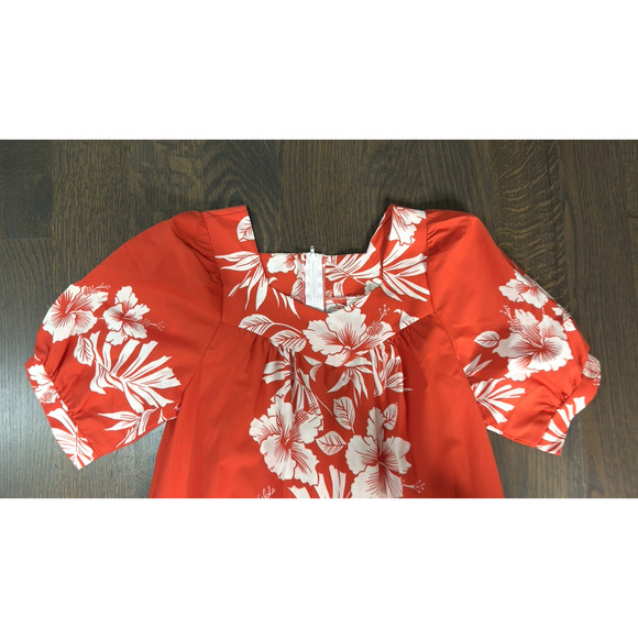 Vintage Royal Creations Hawaiian Hibscus Aloha Muumuu Maxi Dress Size S - Picture 5 of 8